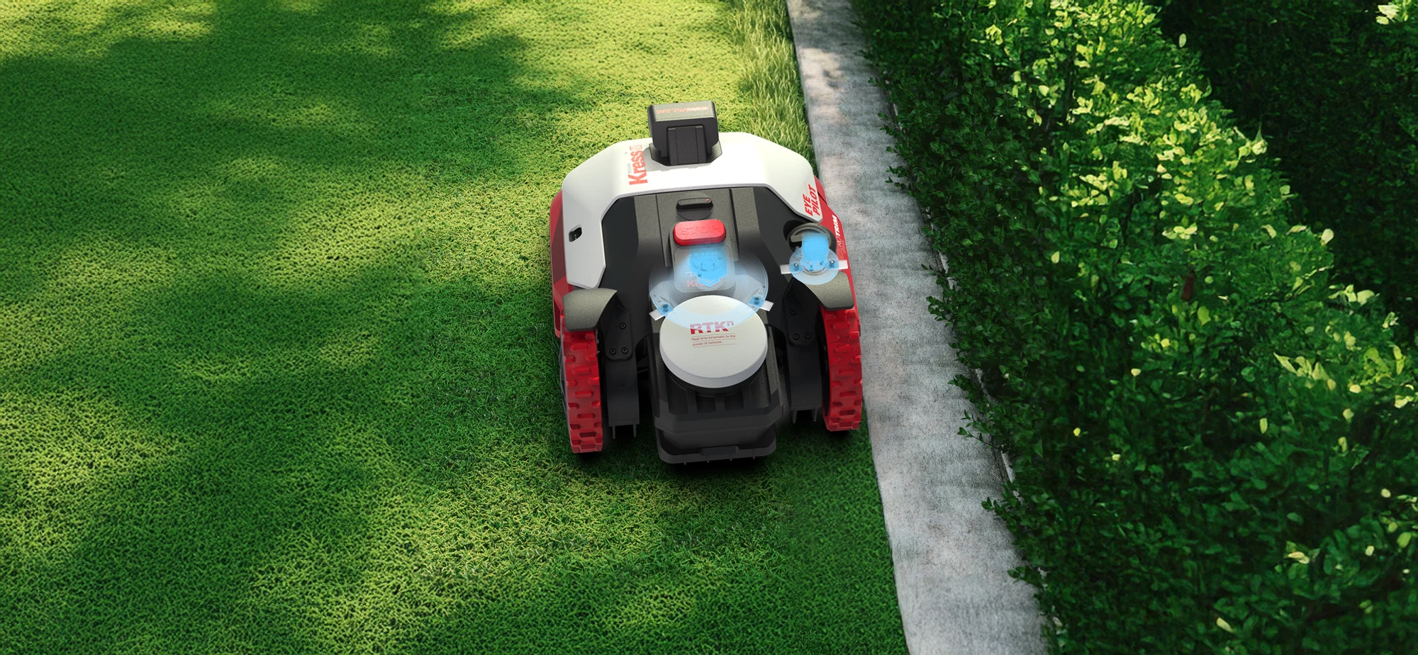 Kress KR260ES EyePilot RTK 700 m² AI robotmaaier 4G - Afbeelding 3