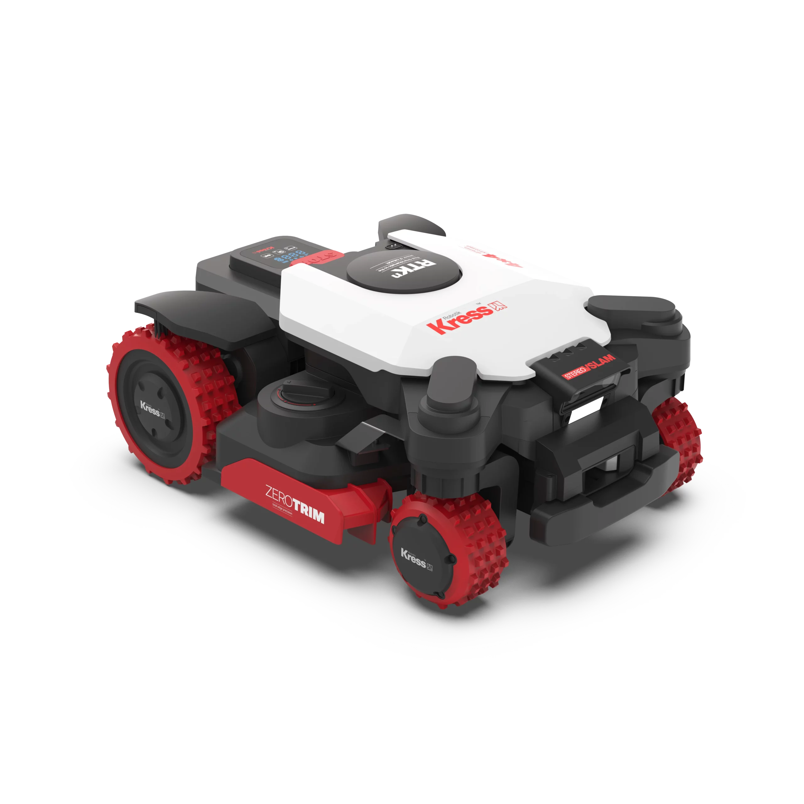 Kress KR281E EyePilot® 4×4 RTKⁿ 1500m² AI AWD robotmaaier met Stereo VSLAM & ZeroTrim